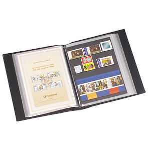 German First Day of Issue Card album with 50 clear pockets