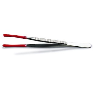 Plastic-coated tongs for coins, 12cm