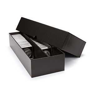 LOGIK archive box for QUADRUM capsules and coin holders, black