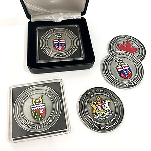 Limited Edition Collectors Coins for Canada in NOBILE coin box