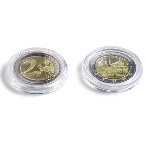 ULTRA coin capsules Perfect Fit for 2 Euro (25,75 mm), pack  of 100