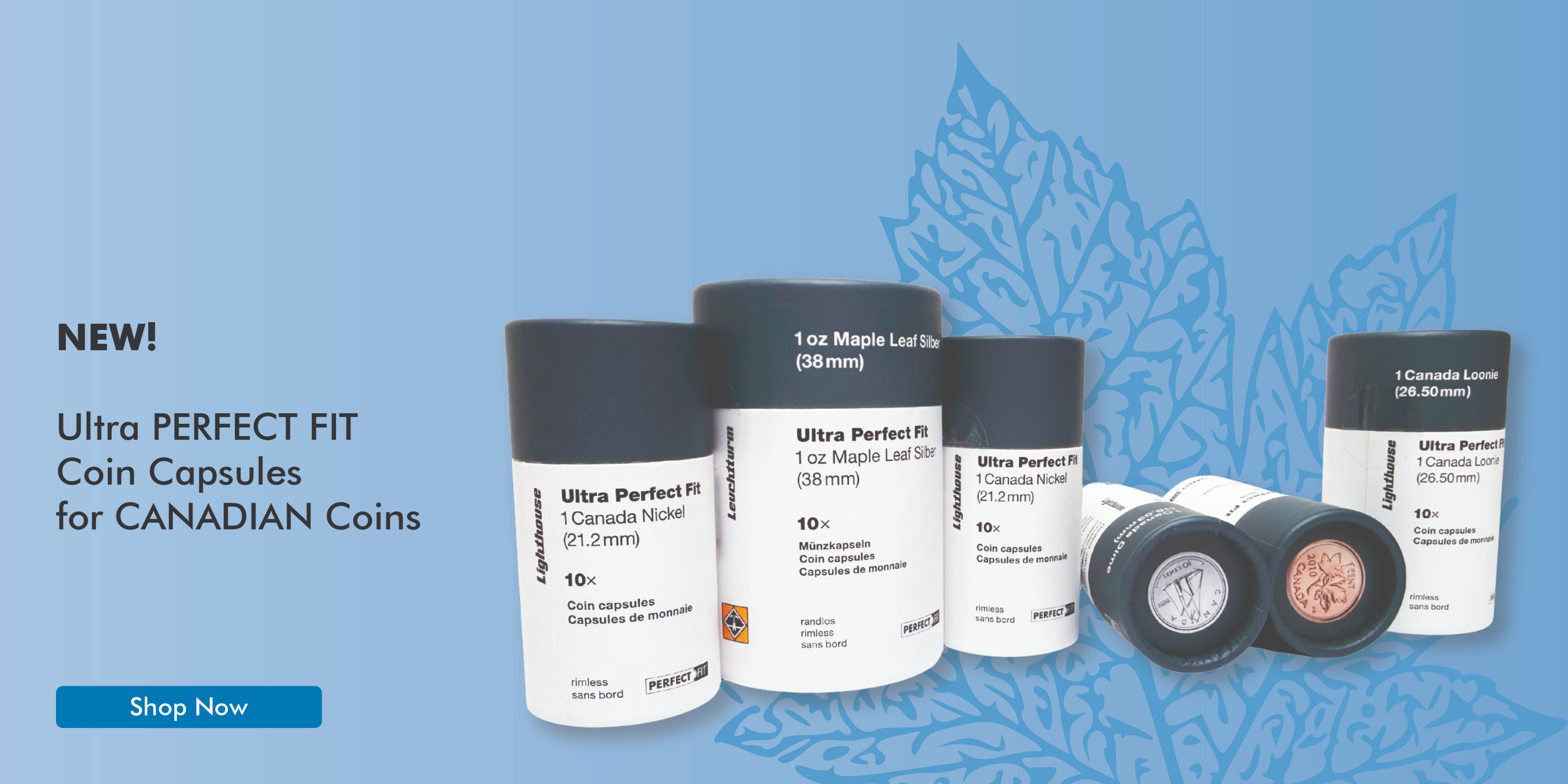 Ultra Perfect Fit coin capsules