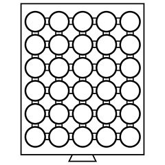 31 mm Ø 30 compartments