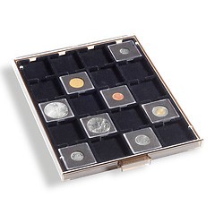 50x50 mm 20 compartments (black inlay)