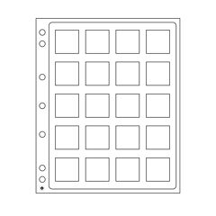 QUADRUM coin capsules / 20 compartments