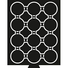 40+ 41  mm Ø 12 compartments
