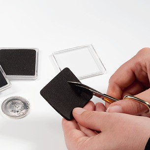 Square coin capsules QUADRUM create them by yourself
