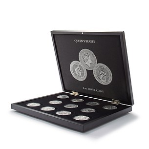 VOLTERRA presentation case for 11 “Queen’s Beasts” 2 oz silver coins