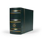 Album for 100 FDCs or letters in C6 format, green