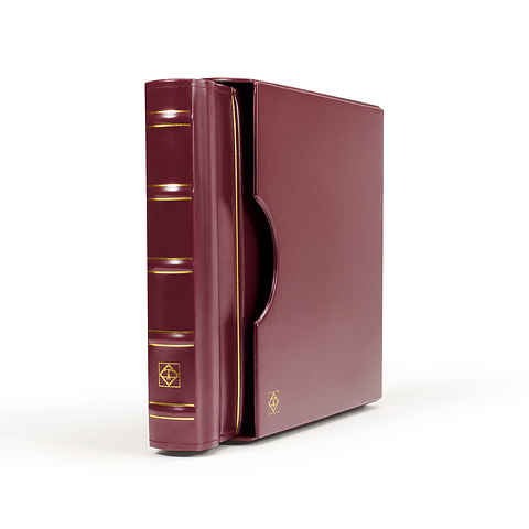 Turn-bar binder PERFECT DP, in classic design with slipcase, red at ...