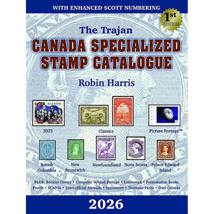 The 2026 Trajan Canada Specialized Stamp Catalogue