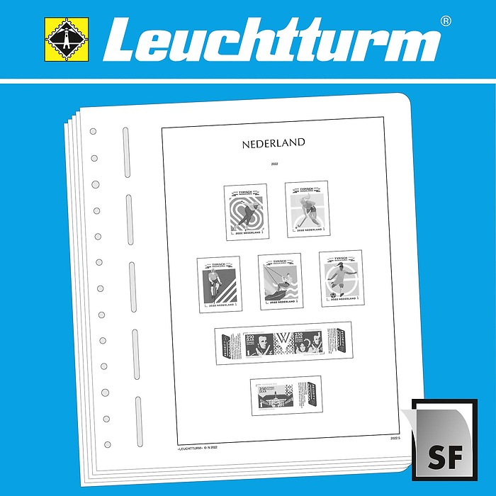 Lighthouse supplement with stamp mounts The Netherlands 2025