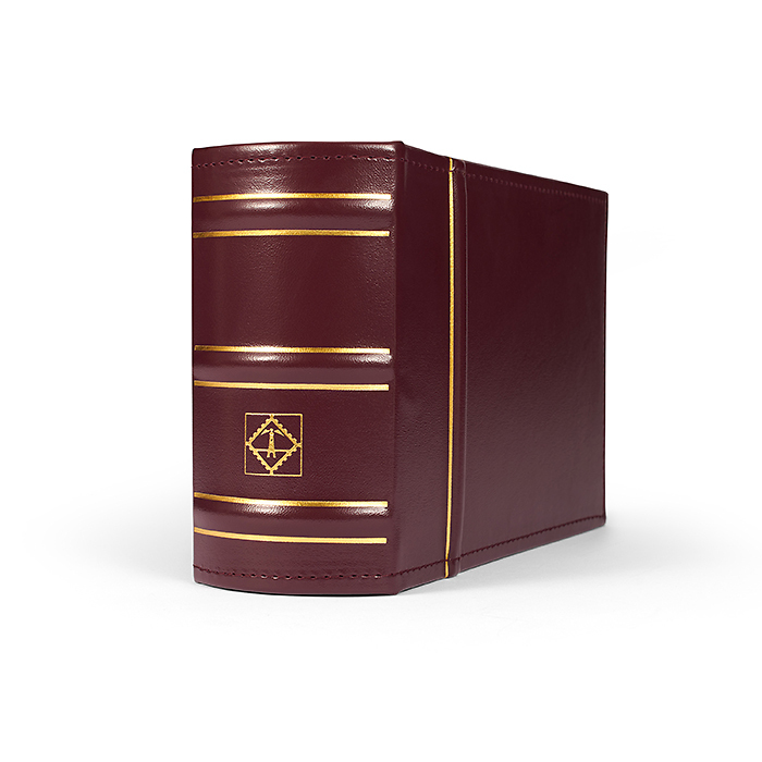 Album for 100 FDCs or letters in C6 format, red