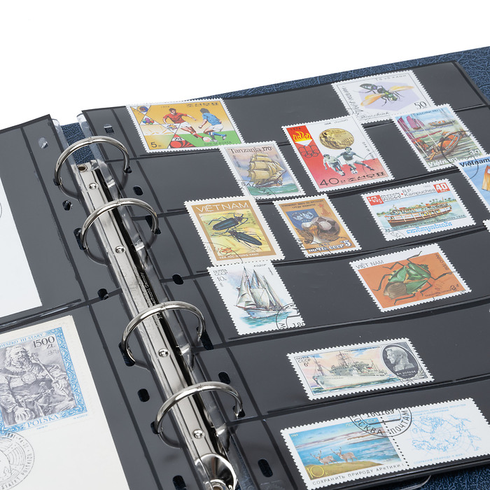 OPTIMA Ringbinder-Set. blue