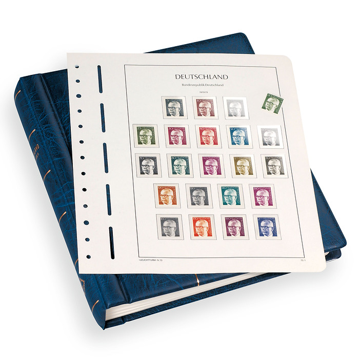 LIGHTHOUSE Turn-bar Binder PERFECT DP, incl. slipcase, brown