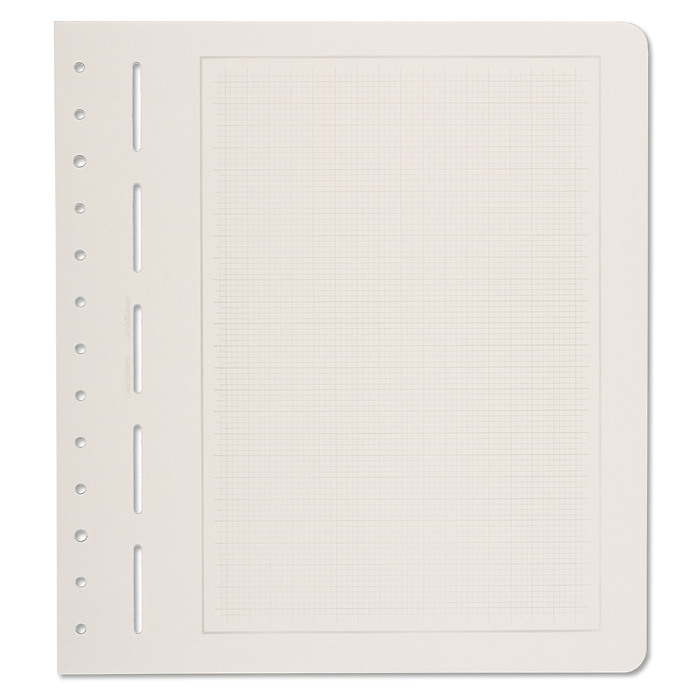 LIGHTHOUSE Blank album pages PRIMUS A, light grey with background grid