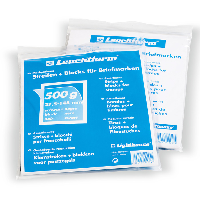 SF assortment, 210 strips of varying heights, black backing film