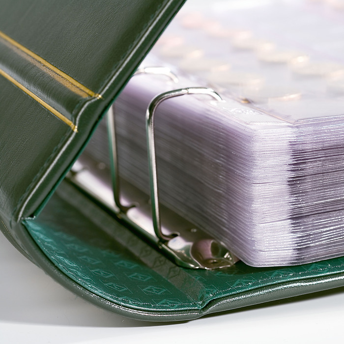 Ringbinder OPTIMA, classic design GIGANT, incl. slipcase, green