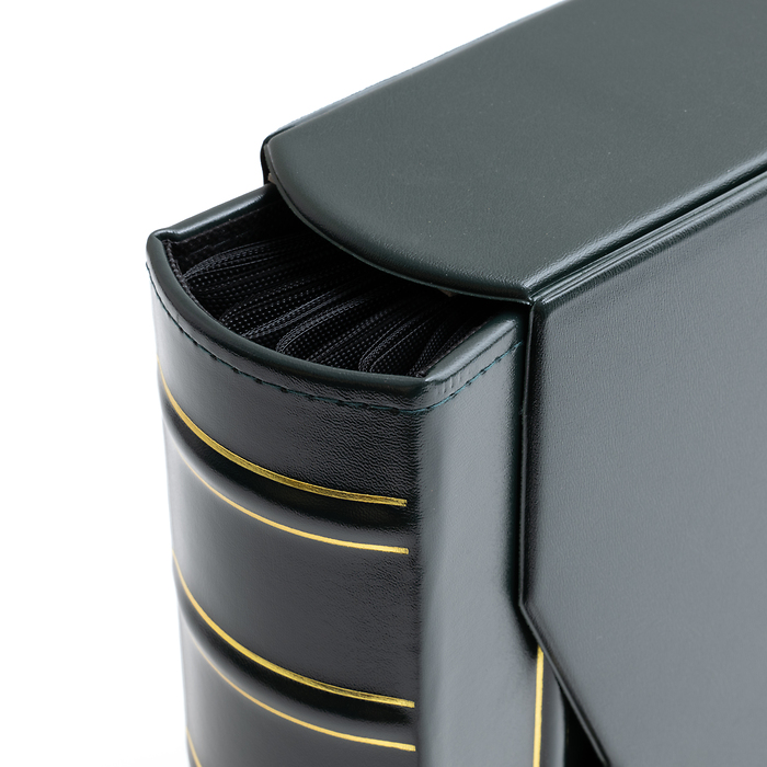 Album for 200 FDCs or letters in C6 format , incl. slipcase, green