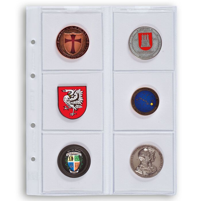 OPTIMA Coin Sheets 65 (M6)