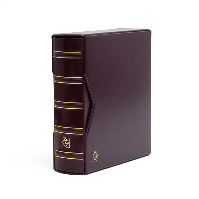 Album for 200 FDCs or letters in C6 format, incl. Slipcase, red