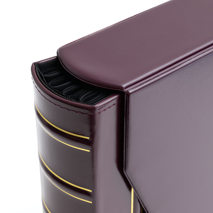 Album for 200 FDCs or letters in C6 format, incl. Slipcase, red