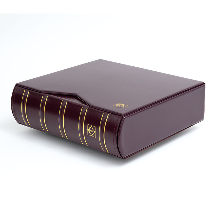 Album for 200 FDCs or letters in C6 format, incl. Slipcase, red