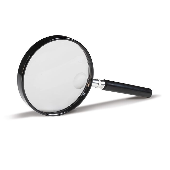 Magnifier with glass lens 2.5x