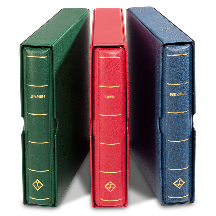 LIGHTHOUSE Turn-bar Binder-set PERFECT DP, imprint CANADA, red