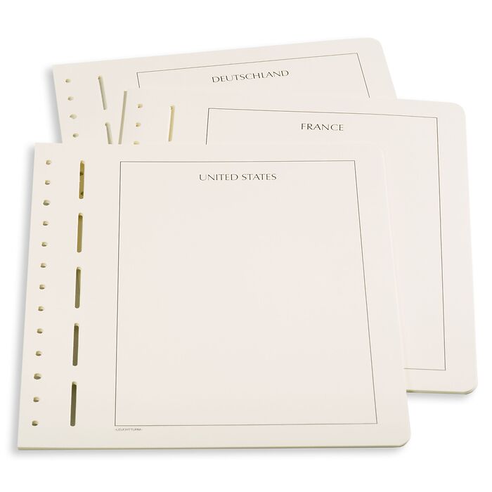 LIGHTHOUSE Blank sheets with country inscription France (BL15)