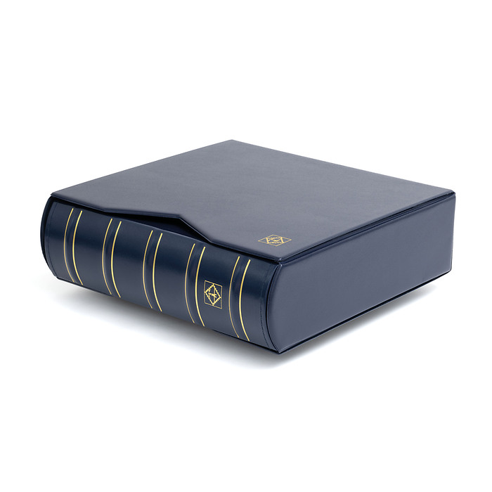 Album for 200 FDCs or letters in C6 format, incl. slipcase, blue