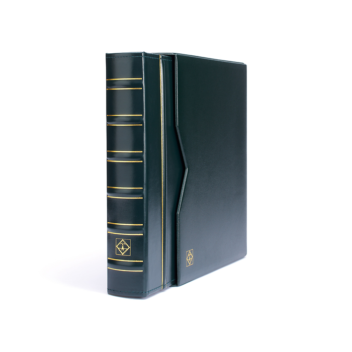 Ringbinder VARIO, in classic design incl. slipcase, green