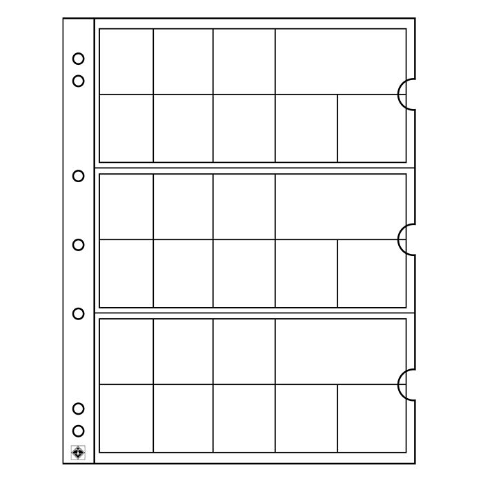 NUMIS Coin Sheets Euro-Set (NH24)
