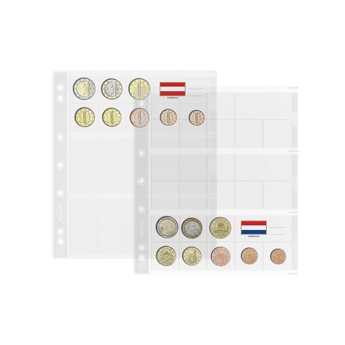 NUMIS Coin Sheets Euro-Set (NH24)