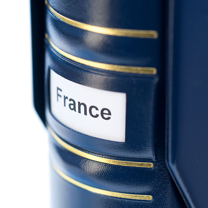 Ringbinder GRANDE, SIGNUM classic design with labelling fields, incl. slipcase, black