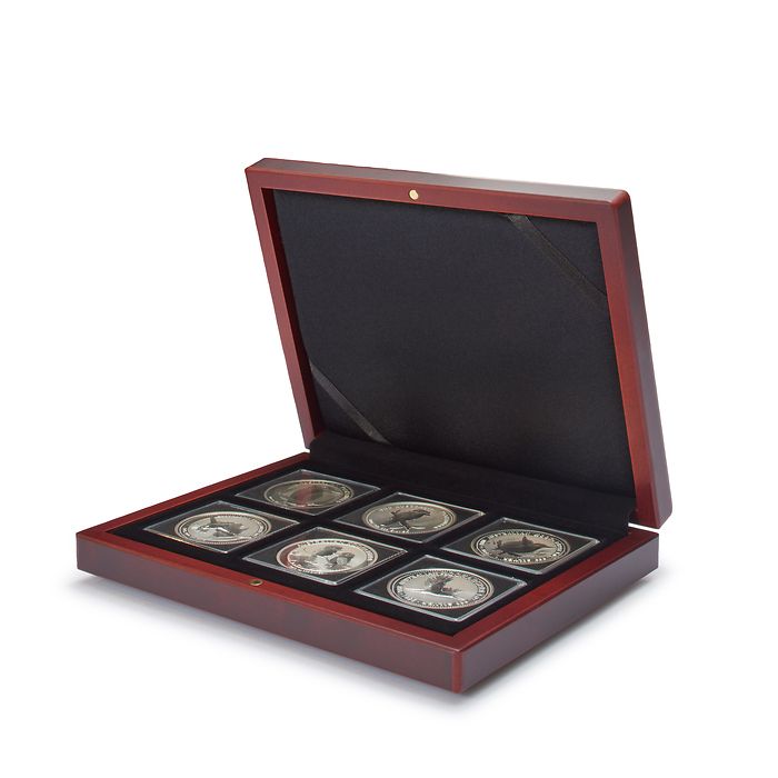 Small coin box VOLTERRA, for 6 QUADRUM