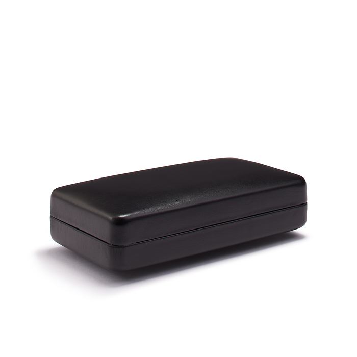 Single coin box NOBILE, for 2QUADRUM, 50x50 mm, black