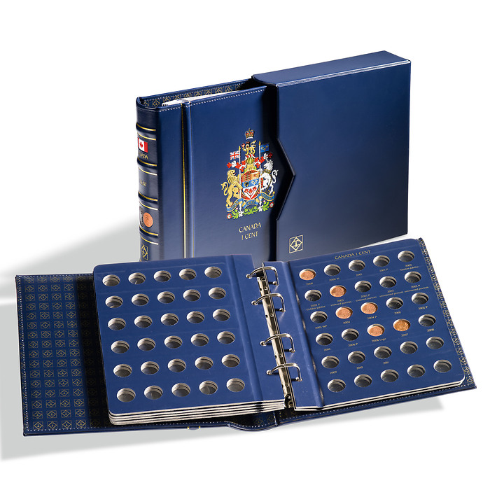 VISTA Canada Album 1 Cent, incl. slipcase, 7 blank pages