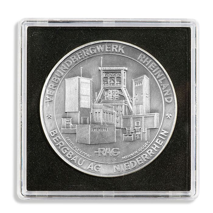 Square coin capsules QUADRUM  XL inner diameter 49 mm