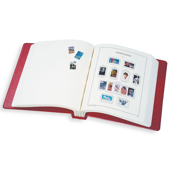 LIGHTHOUSE 'PERFECT' Turn-barBinder imprint USA, incl. slipcase red