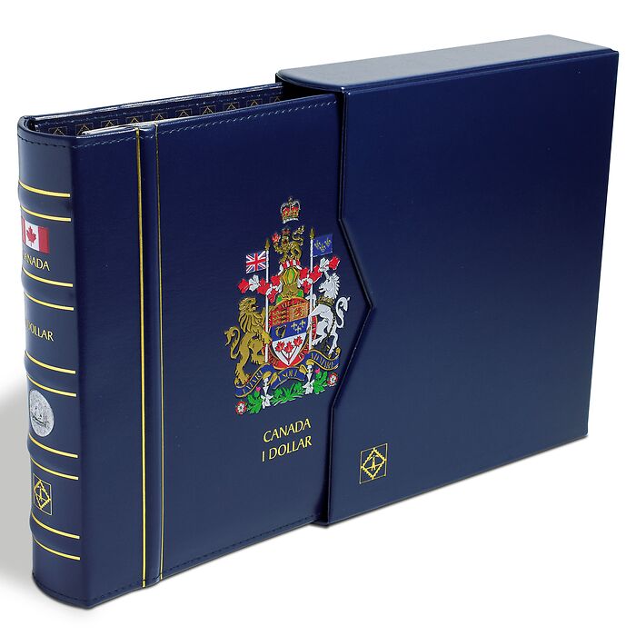 VISTA Canada Album Vol.1, for Silver Dollars, incl. slipcase, 4 blank pages
