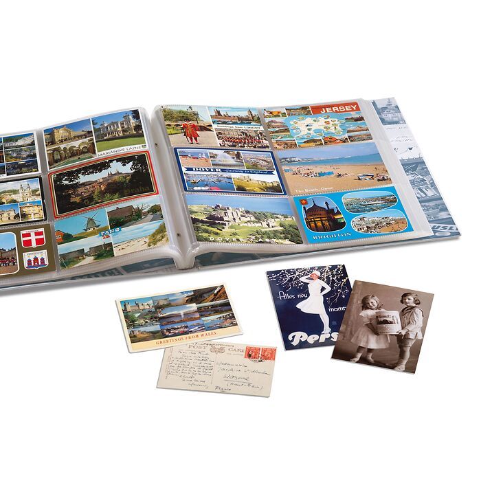 Postcard Album for 600 Postcards, With 50 Bound Sheets