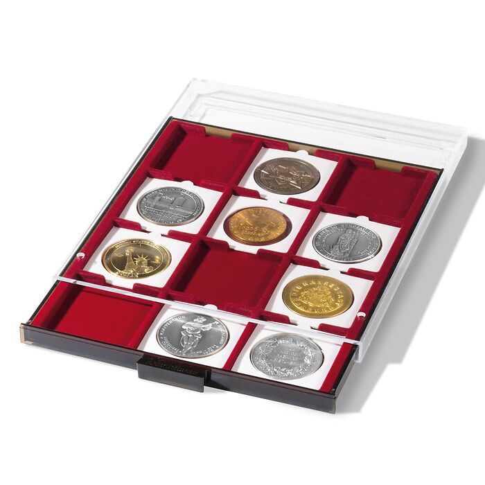Coin drawers for QUADRUM XL, dark red