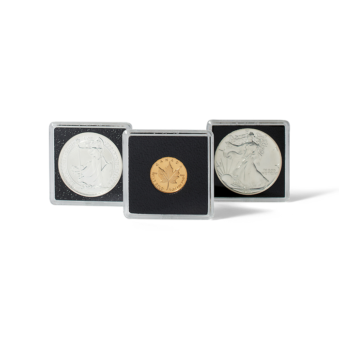 QUADRUM Intercept coin capsule, inside Ø 28 mm, black