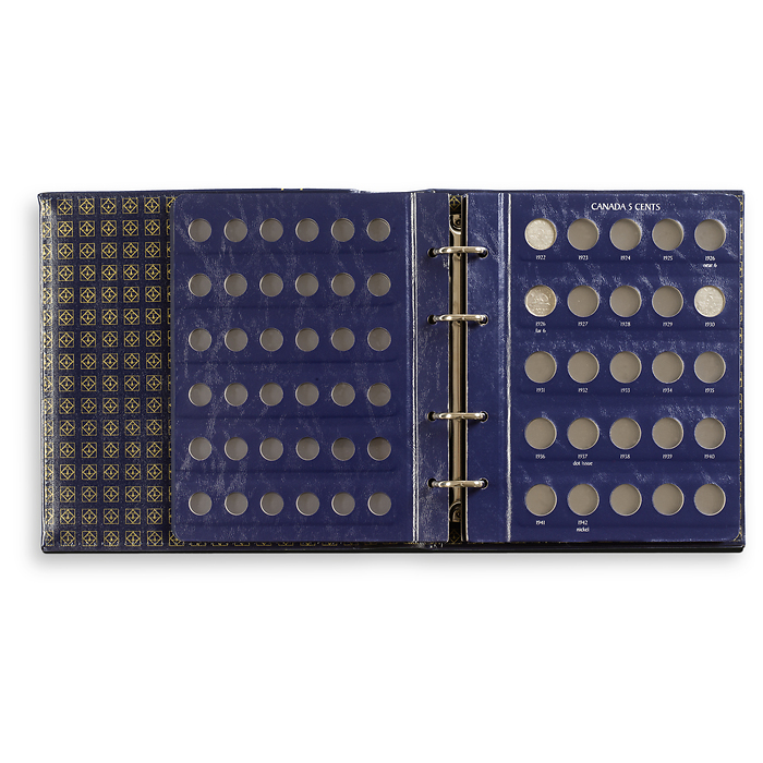 VISTA Canada Album 5 Cent 1858 - to date, incl. slipcase, 8 pages