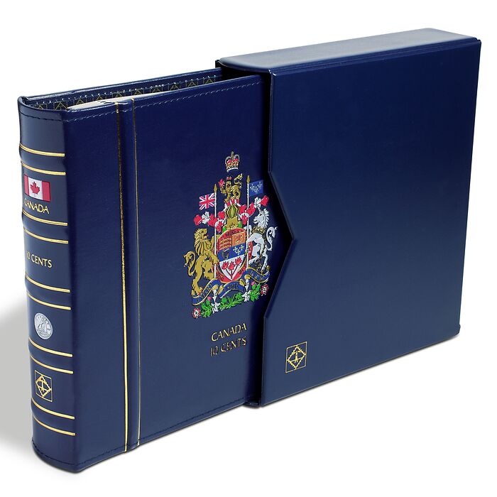 VISTA Canada Album 10 Cents 1858 - to date, incl. slipcase, 5 pages