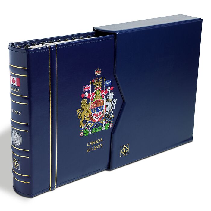 VISTA Canada Album 50 Cents 1870 - to date, incl. slipcase, 8 blank pages