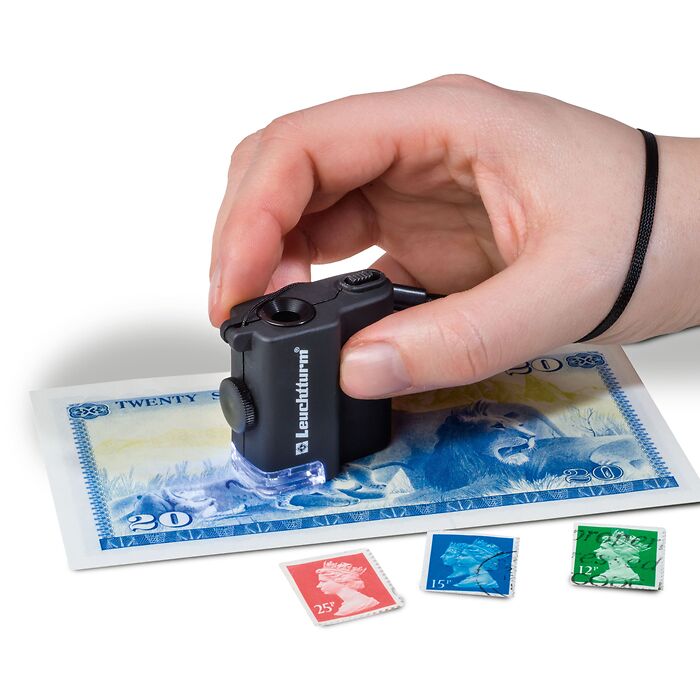 Pocket Microscope LED 15x magnification