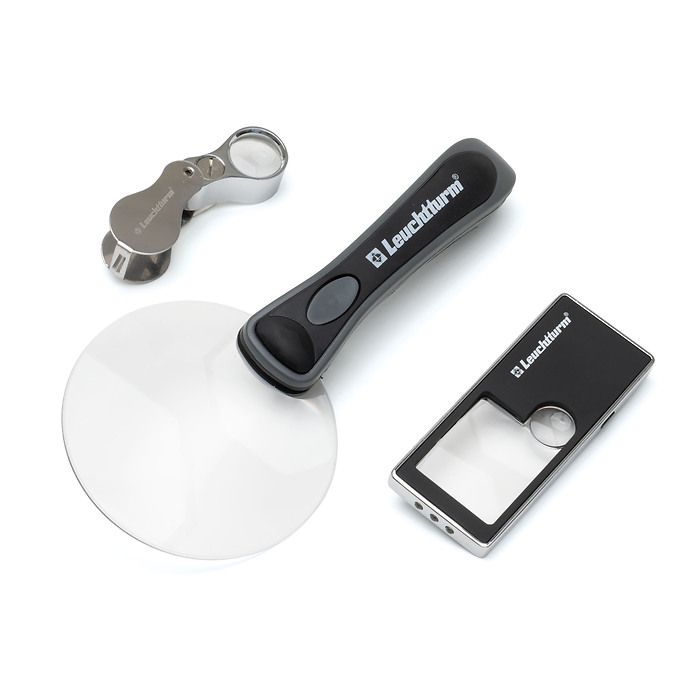 LOOK LED magnifier set, magnification 2,5x - 10x