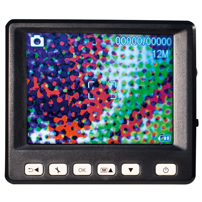 LCD digital microscope with 10–500x magnification